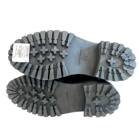 NWT -Loeffler Randall Bridget Chelsea Combat Boots Black Patent Leather Size 5.5 - Picture 12 of 15